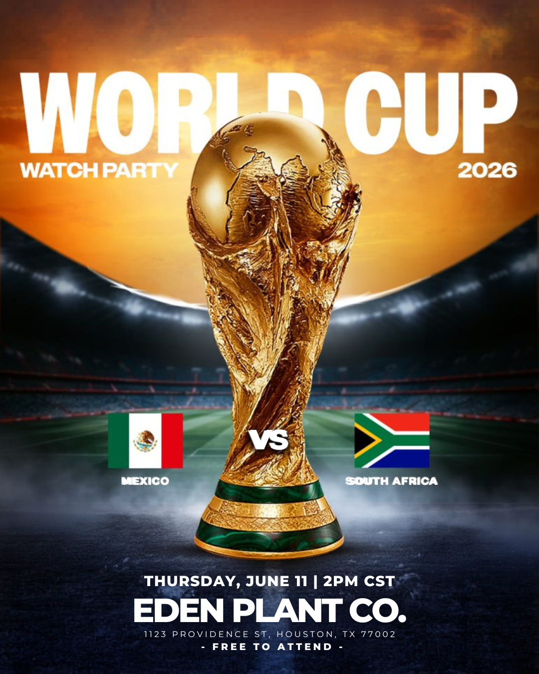 World Cup Watch Party: Mexico vs. South Africa 06.11
