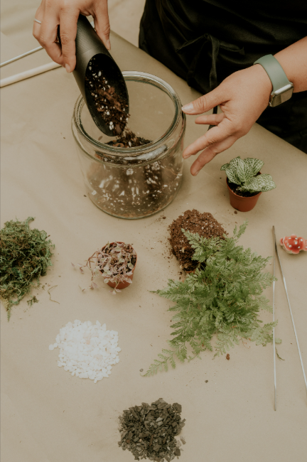 Glass Terrarium Workshop 07.12